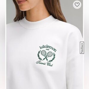 Lululemon Heavyweight Fleece Pullover Tennis Club